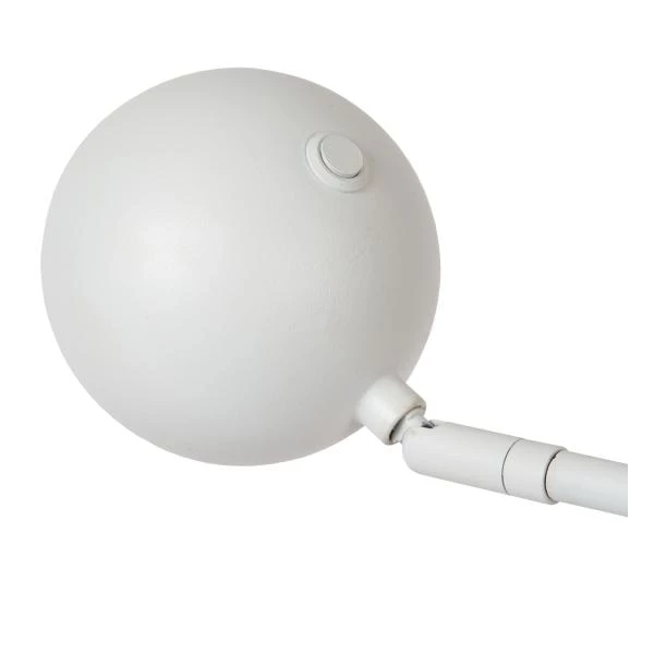 Lucide COMET - Lampe de bureau Rechargeable - Batterie/Piles - LED 3 StepDim - 1x3W 2700K - Blanc - détail 2
